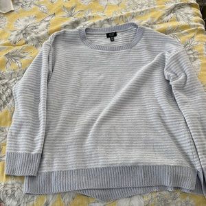 Soft Blue Striped Sweater